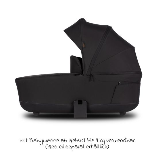 Venicci Babywanne für Sportwagen Claro inkl. Wickeltasche und Regenschutz - Noir