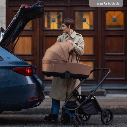 Venicci Babywanne für Sportwagen Claro inkl. Wickeltasche und Regenschutz - Noir