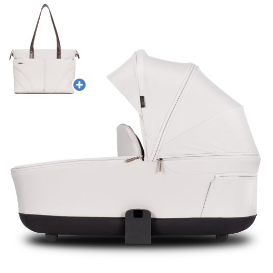 Venicci Carrycot for Claro pushchair incl. changing bag and rain cover - Vanilla