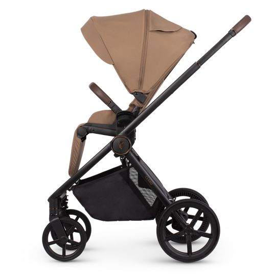 Venicci Buggy & Sportwagen Claro bis 22 kg mit Teleskopschieber, Liegeposition inkl. Beindecke - Caramel