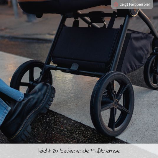 Venicci Buggy & pushchair Claro up to 22 kg with telescopic push bar, reclining position incl. leg cover - Forest