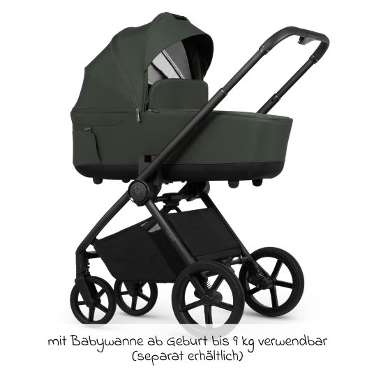 Venicci Buggy & pushchair Claro up to 22 kg with telescopic push bar, reclining position incl. leg cover - Forest