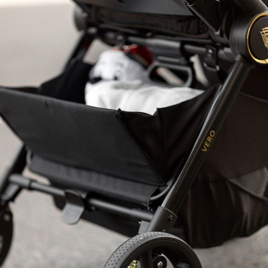 Venicci Buggy & pushchair Vero up to 22 kg with telescopic push bar, reclining position incl. rain cover, carrying strap & leg cover - Blush