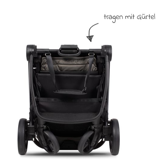 Venicci Buggy & pushchair Vero up to 22 kg with telescopic push bar, reclining position incl. rain cover, carrying strap & leg cover - Sage