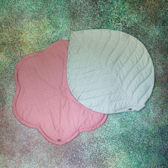 Vinter & Bloom Crawling blanket - Nordic Leaf - Soft Pink