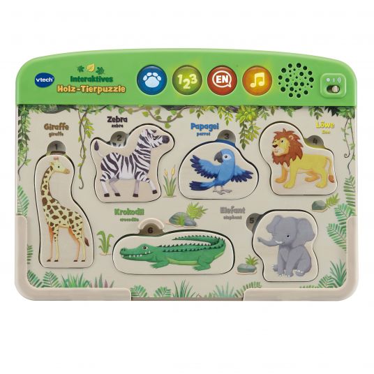 Vtech Interactive wooden animal puzzle