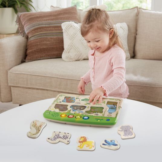 Vtech Interactive wooden animal puzzle