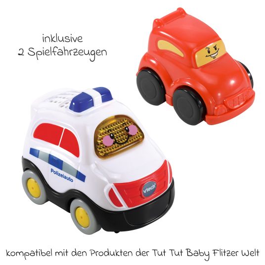 Vtech Stazione di polizia Tut Tut Baby Flitzer con auto della polizia Tut Tut