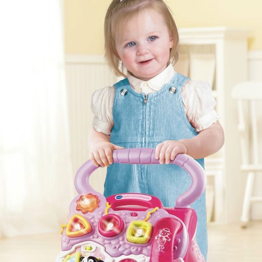 Vtech 2 in 1 play and carriage - Pink
