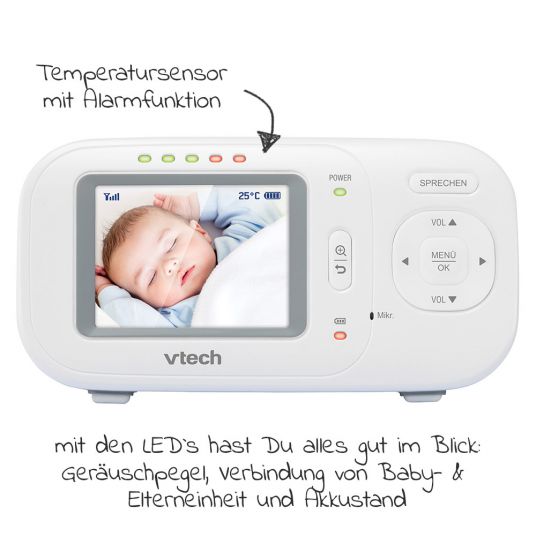 Vtech Video-Babyphone Babymonitor VM320 - 2,4 Zoll