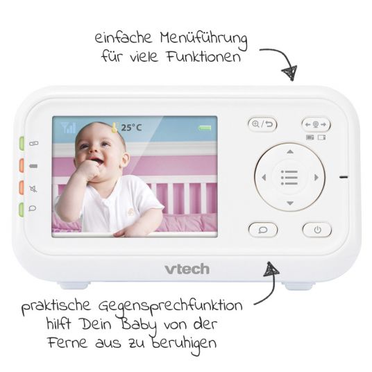 Vtech Video baby monitor VM3255 - 2.8 inch
