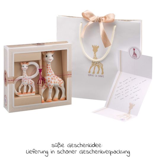 Vulli Spiel- und Geschenkset - Sophie la girafe® Beißring & Spieltier