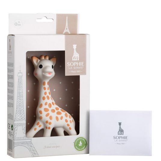 Vulli Play animal Sophie the giraffe made of natural rubber