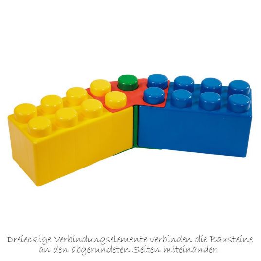 Wader Sandbox from building blocks 120 x 120 cm