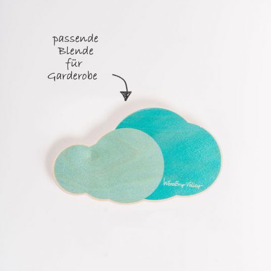 Wenabry Armadio Cloud - senza ganci - Blu
