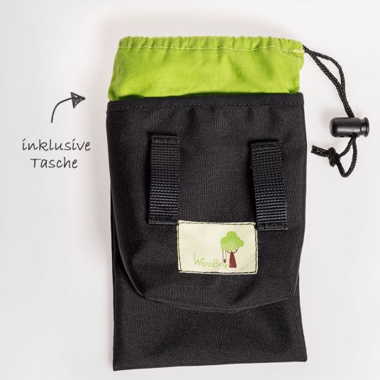 Wenabry Set: belt, bag and wardrobe - tree - black brown green