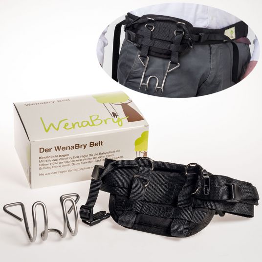 Wenabry Baby Carrier - Belt - Black