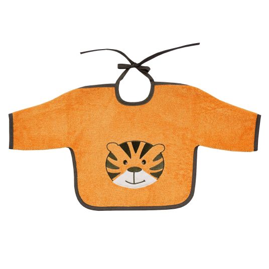 Wörner Ärmel-Lätzchen - Stickerei Tiger - Orange