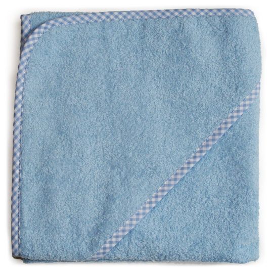 Wörner Hooded bath towel 80 x 80 cm - Uni Blue