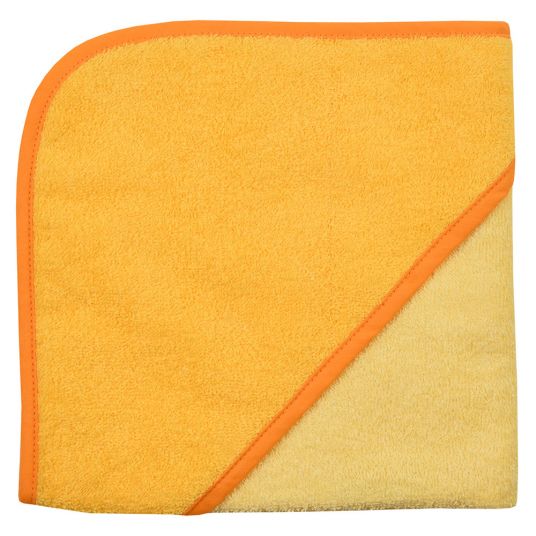 Wörner Hooded bath towel 80 x 80 cm - Uni Yellow
