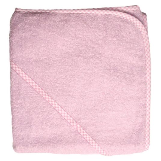 Wörner Hooded bath towel 80 x 80 cm - Uni Rosa