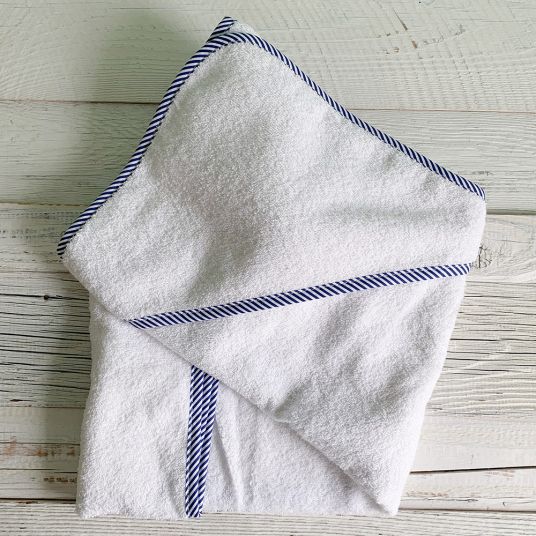 Wörner Hooded bath towel 80 x 80 cm - Uni White