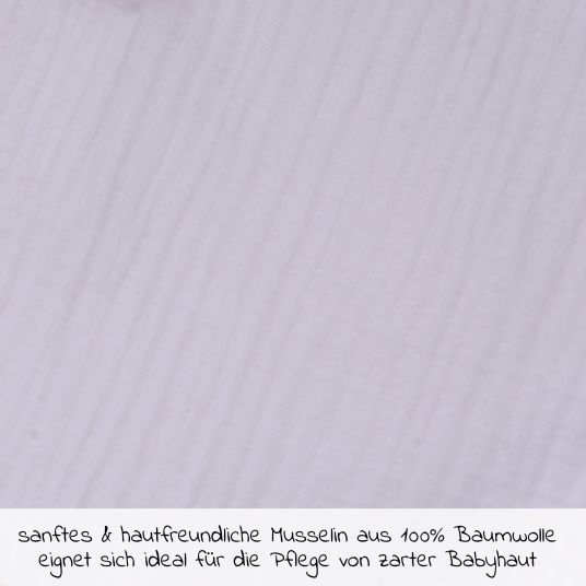 Wörner Gauze washcloth 3-pack 30 x 30 cm - Salmon pink Erika