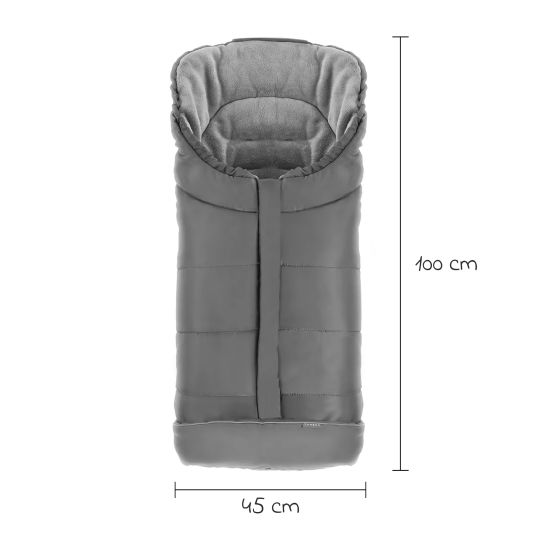 Zamboo Footmuff for Joie stroller (Litetrax, Mytrax, Chrome and more) with bag - Grey