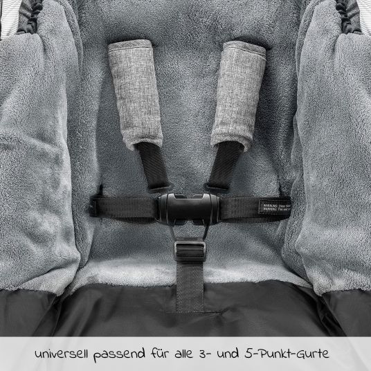 Zamboo Komfort- & Schutzpaket für Buggy mit Fußsack - Herbst/Winter