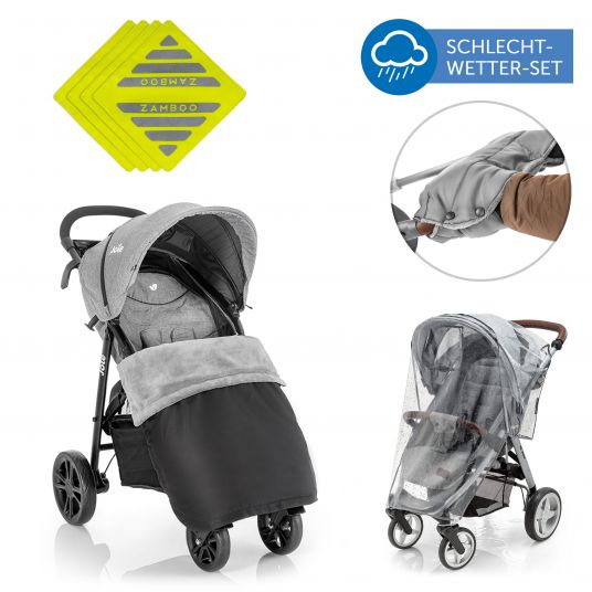 Zamboo Foul weather set for stroller with leg cover