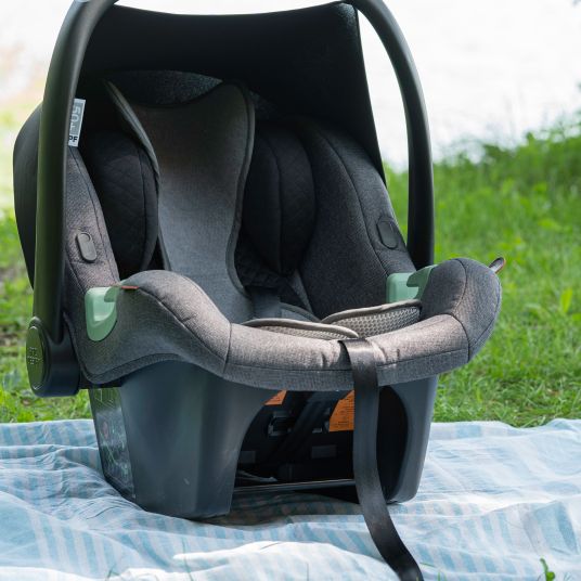 Zamboo Sitzauflage für Babyschale Cool & Dry - Grau