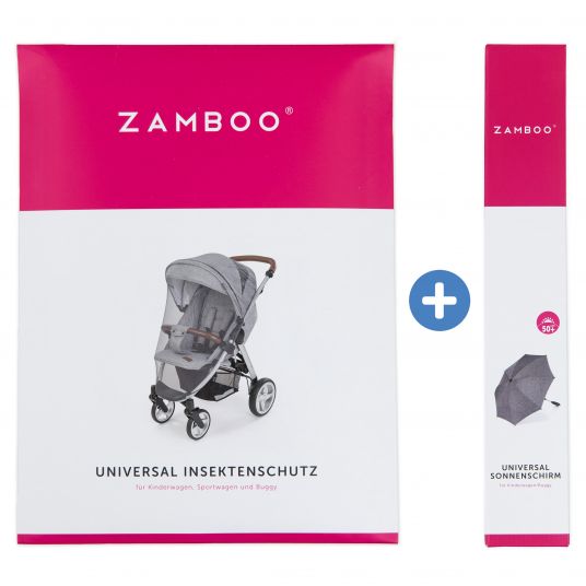 Zamboo Summer & protection set for buggies with insect screen & sunshade