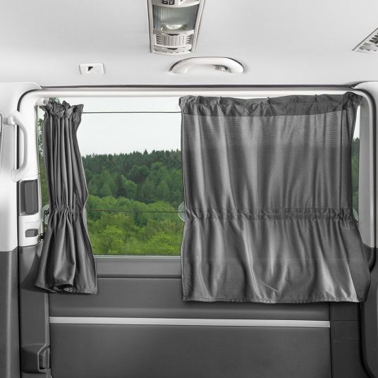 Zamboo Sunshade 2 pack side windows for minibuses - Dark gray