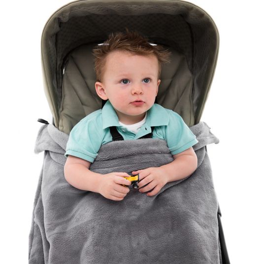 Zamboo Universal fleece blanket for stroller and buggy - Grey