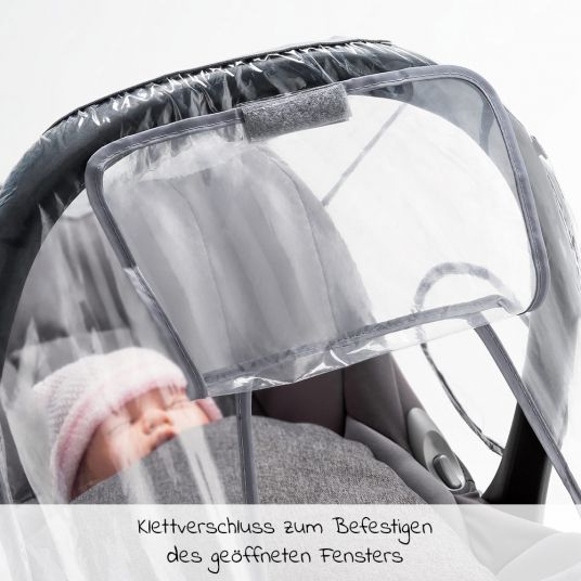 DIAGO Regenschutz für Babyschale mit Durchgreifloch Regenverdeck Autositz *NEU* 