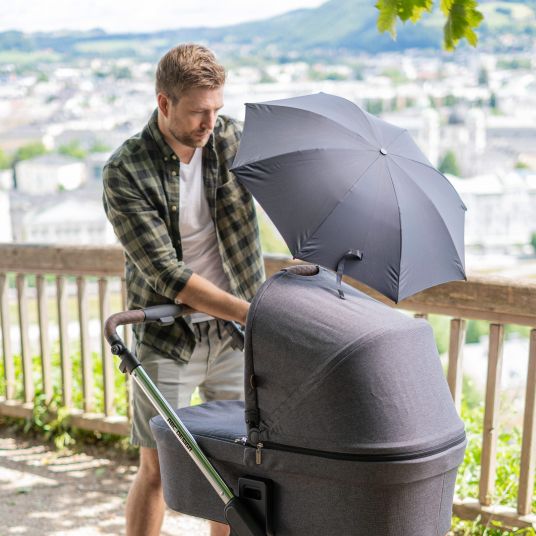 Zamboo Universal Sonnenschirm für Kinderwagen und Buggy - Schwarz