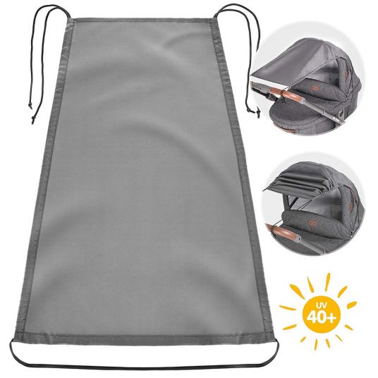 Zamboo Universal awning for prams and buggies - anthracite