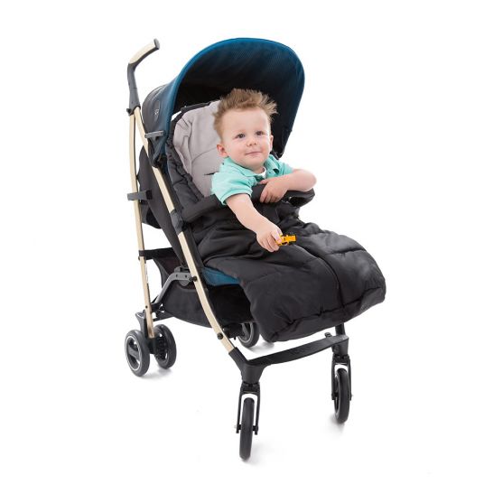 Zamboo Universal Thermo-Footmuff Basic for pushchair and buggy - Black Grey