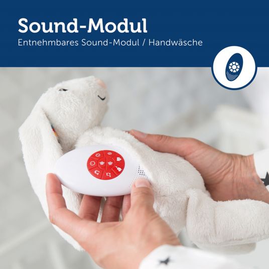ZAZU Cuddly toy with heartbeat simulation - Bibi the Bunny