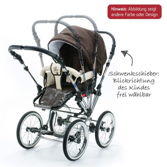 Zekiwa Combi Stroller Tramper - Design Minikaro Black Grey