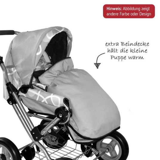 Zekiwa Kombi-Puppenwagen Zeki Limited Edition - Lederlook