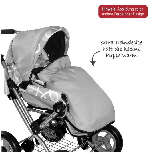 Zekiwa Kombi-Puppenwagen Zeki Limited Edition - Veloursleder Purple