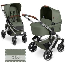 Salsa 4 Air baby carriage - incl. carrycot & sports seat - Olive