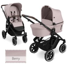 Salsa 4 Air baby carriage - incl. carrycot & sports seat - Pure Edition - Berry