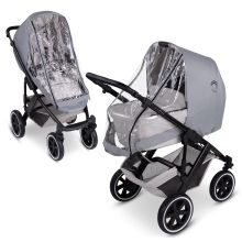 Regenschutz 4 Seasons Sport für Kombi-Kinderwagen - Grey