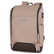 Tour changing backpack with large front compartment - incl. changing mat & accessories - Pure Edition - Grain