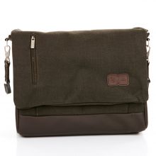 Diaper bag Urban - incl. changing mat and bottle warmer - Leaf