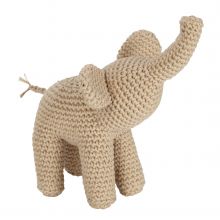 Kuscheltier Veggy Toy aus Bio-Baumwolle - Handmade - Petit Éléphant