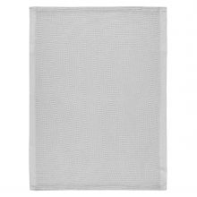 Strick-Kuscheldecke Organic Cotton 75 x 100 cm - Piqué Grau