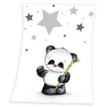 Kuscheldecke 75 x 100 cm - Kleiner Panda
